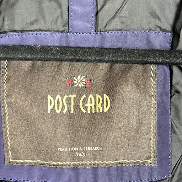POSTCARD Italy Ski Winter Snow Blue Jacket with Hood size US 6 - Picture 14 of 15